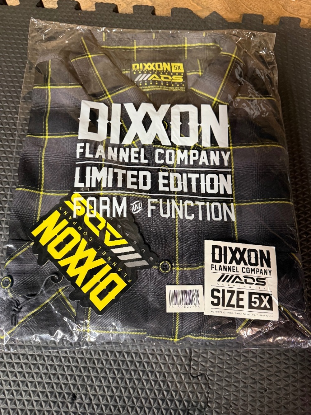 Dixxon Flannel Co. ADS Limited Edition flannel Mens 5XL NWT
